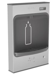 AquaGo 2003 ezH2O® Mechanical Bottle Filling Station Surface Mount Battery Powered Filtered Non-Refrigerated Stainless