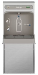 AquaGo 2005 EzH2O® Refrigerated Surface Mount Bottle Filling Station Filtered 8GPH Stainless Steel