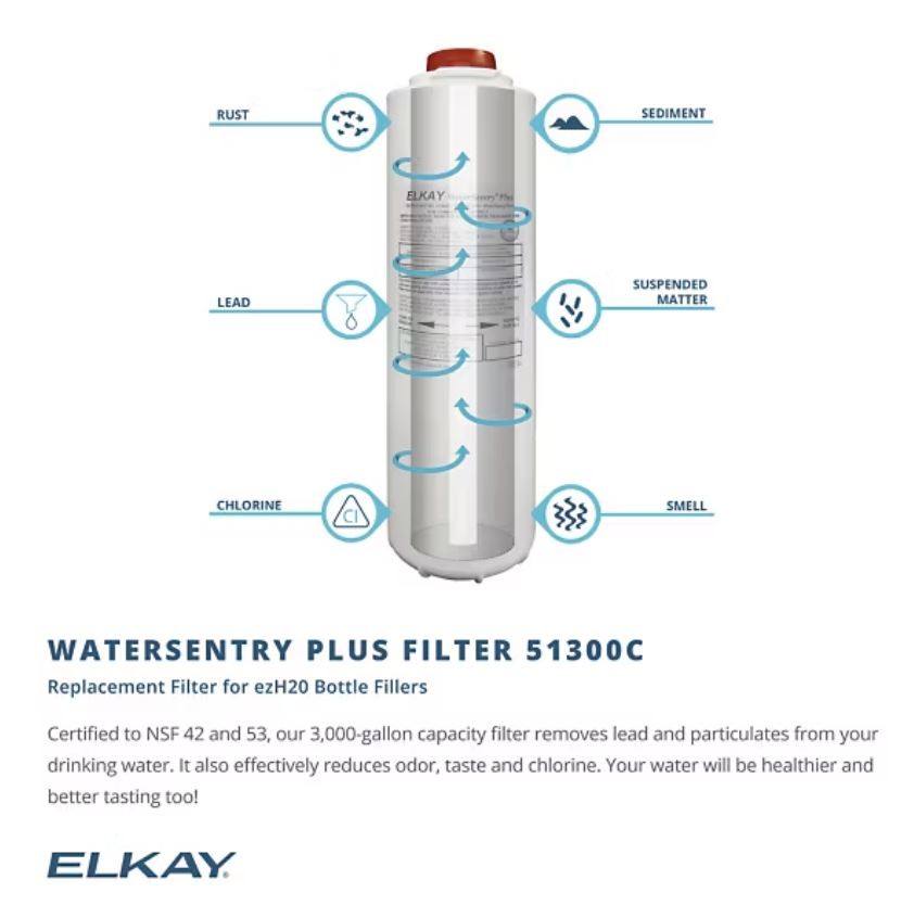 AquaGo 2004 EzH2O® Bottle Filling Station Surface Mount Filtered Non-Refrigerated Stainless