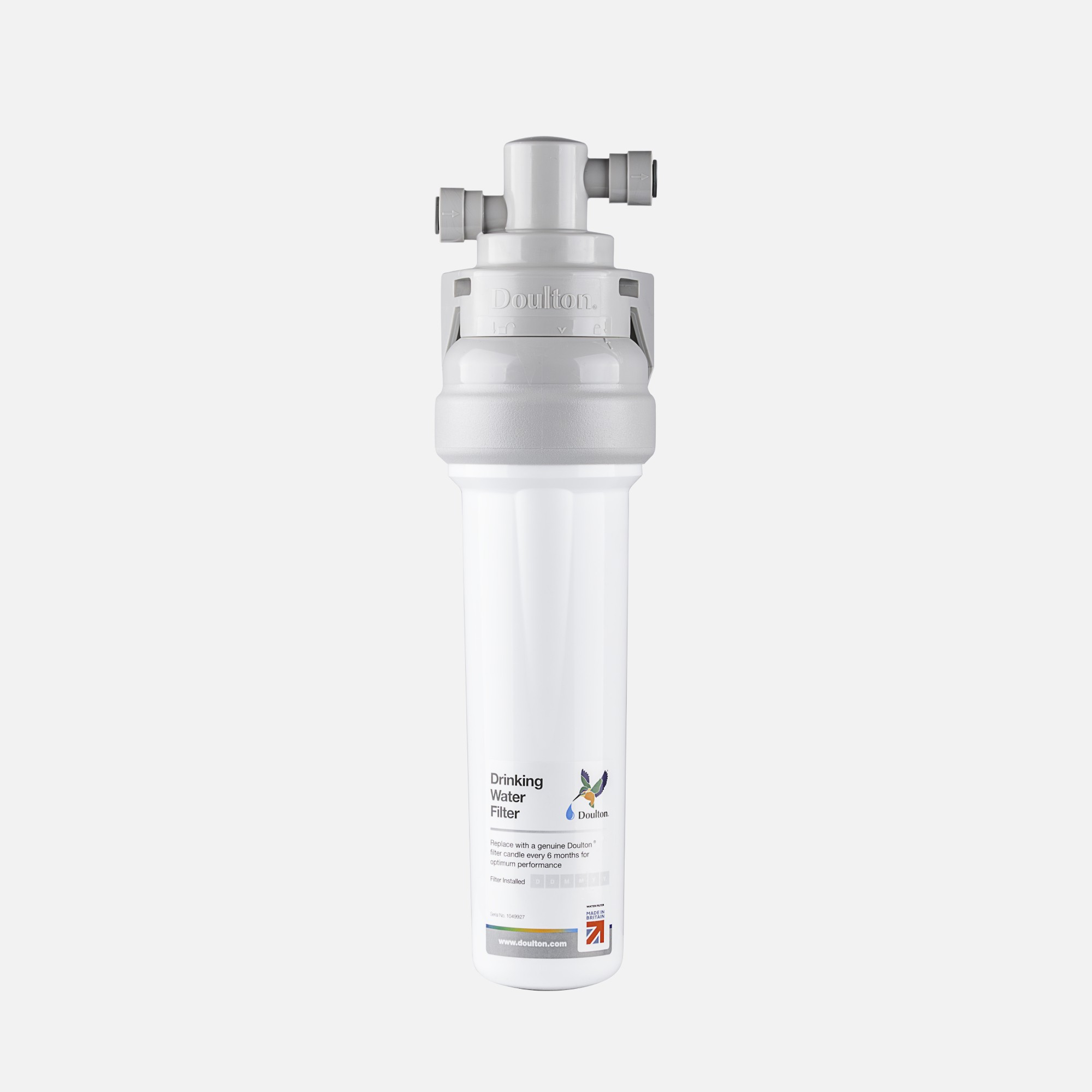 Bottle Refill Station Push Button Operated c/w DOULTON Bacteria Free Filter System-DIY Install-No Power Required