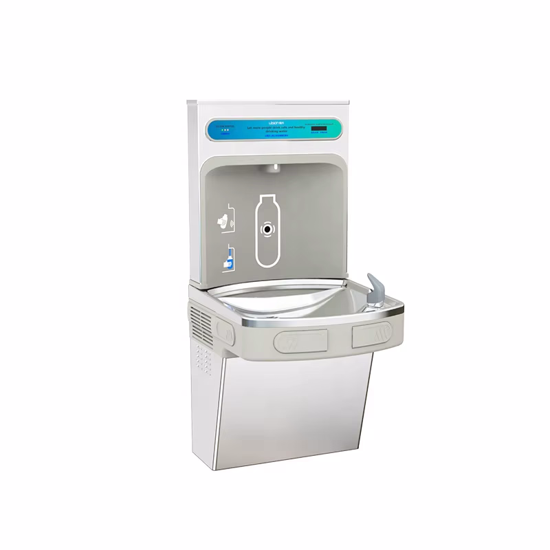 AquaGo 7001 Wall Mounted Cooler Drinking Fountain & Refill Station