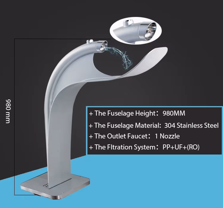AquaGo 7009 Outdoor Stainless Steel Drinking Fountain