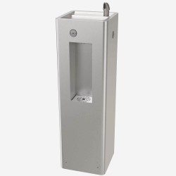AquaGo 1042- MURDOCK ECO Outdoor Pedestal Drinking Fountain & Bottle Filler-Push Button 39"High (Discontinued)
